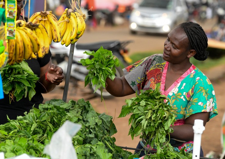 Fridah at her market stall